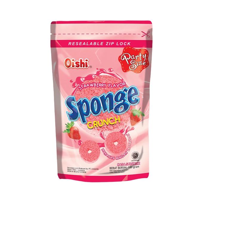 

L9S✰ Sponge Crunch Stroberi (2pcs) + Free Poppy Pop Bagus Dipakai