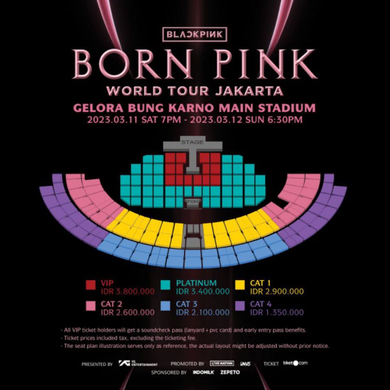 Tiket Blackpink BORNPINK Cat 4 Day 2