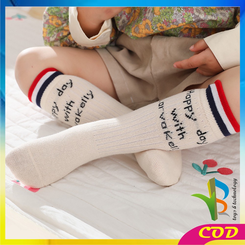 RB-P209 Kaos Kaki Panjang Bayi Motif Garis / Kaus Kaki Anak Perempuan dan Laki Laki / Baby Long Tube Socks Kids