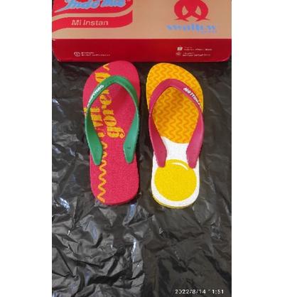 ((G-2T➸)) swallow sandal jepit indomie desain mie time ukuran 42 super keren