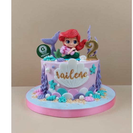 Jual KUE ULANG TAHUN BABY MERMAID DIA. 15CM | Shopee Indonesia