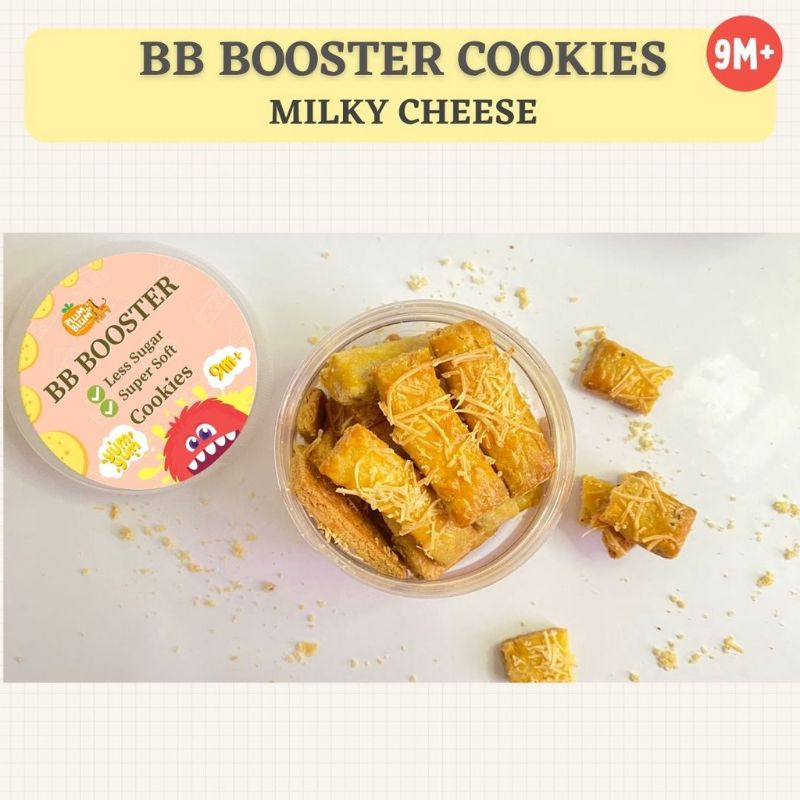 Plum &amp; Blum Baby Cookies BB Booster - Snack Bayi Daging Sapi Keju 100gr
