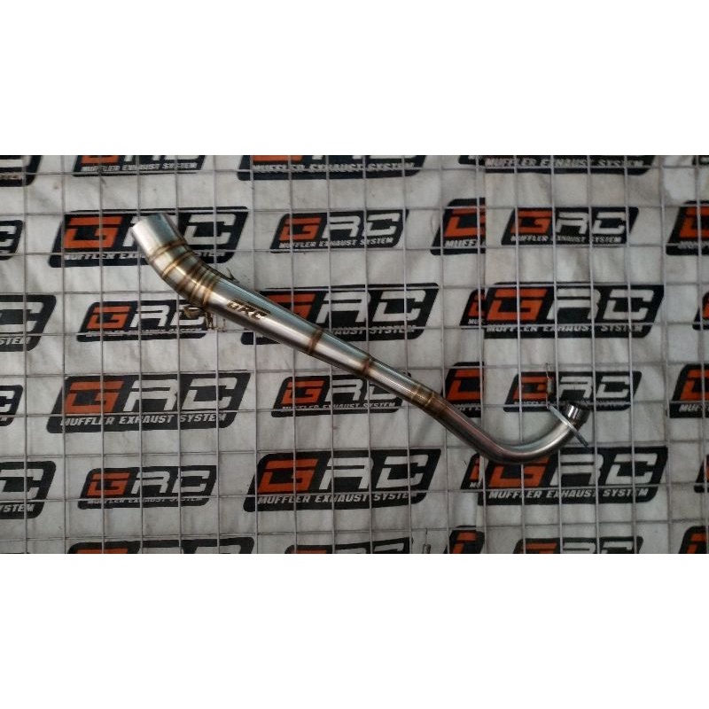 Leheran stainless GRC MUFFLER pnp Supra 125 step DD OLD Silincer satria FU
