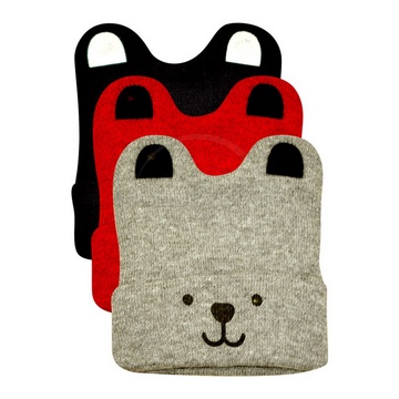 topi bayi RAJUT motif KUCING
