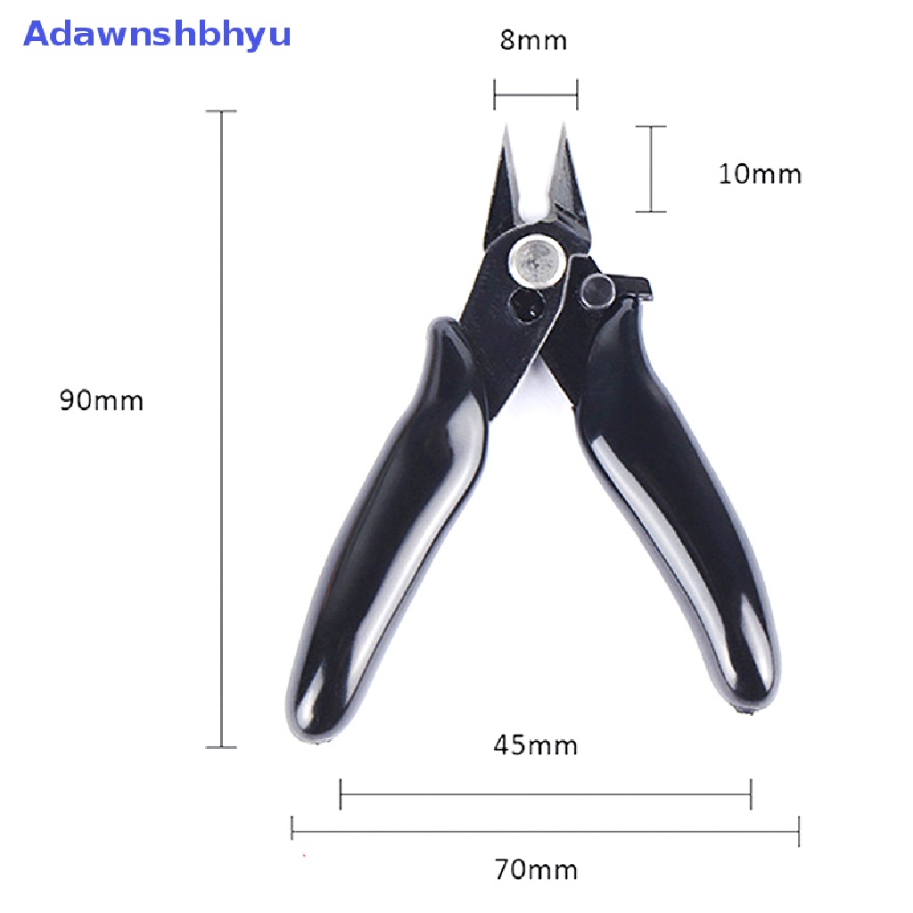 Adhyu 3.5 Inch Diagonal Mini Plier Wire Cutters Pemotong Kabel Kawat Elektronik Hand Tool ID