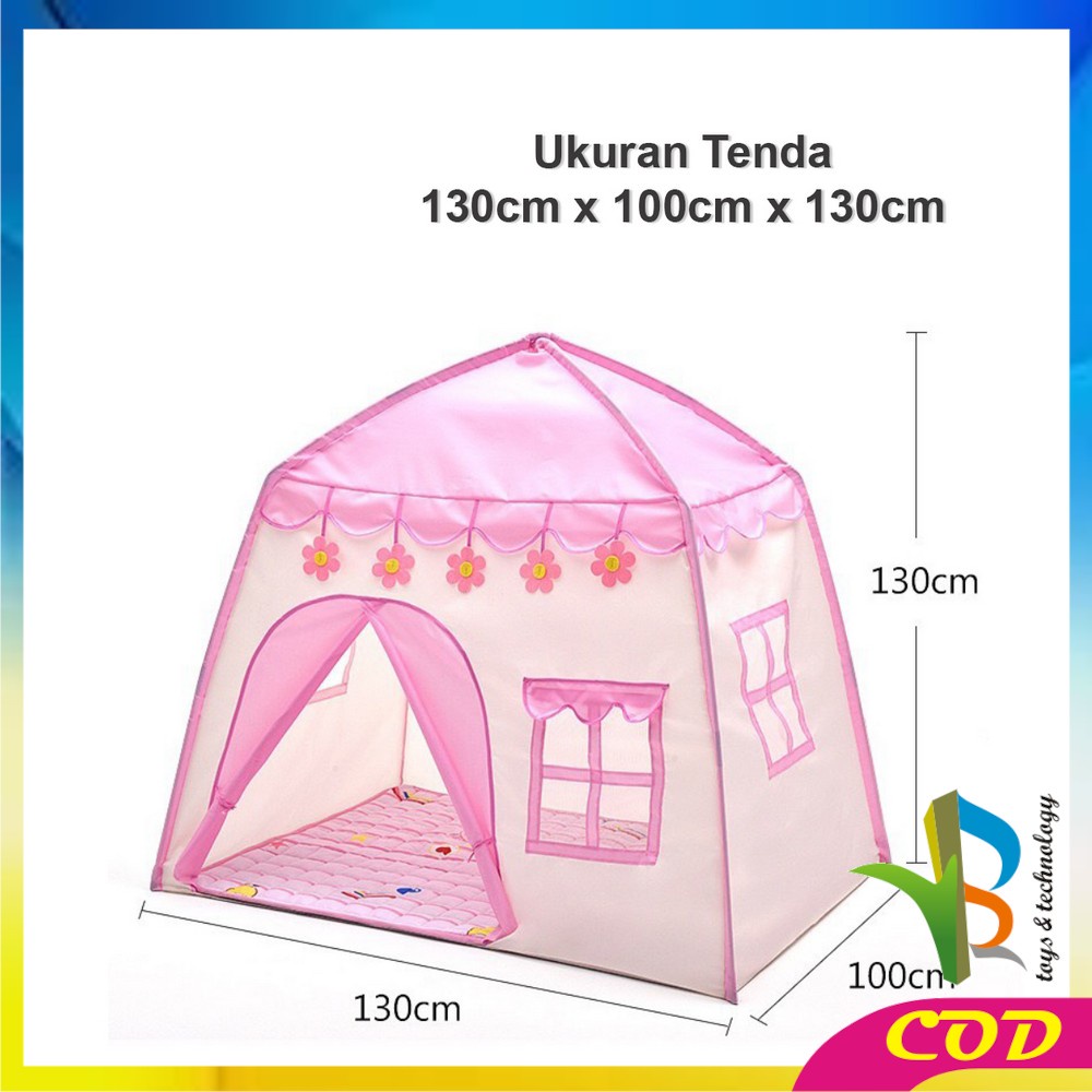 RB-M128 M129 Mainan Tenda Anak Model Rumah Tenda Castle Anak Mainan Rumah Rumahan Tenda Camping Anak