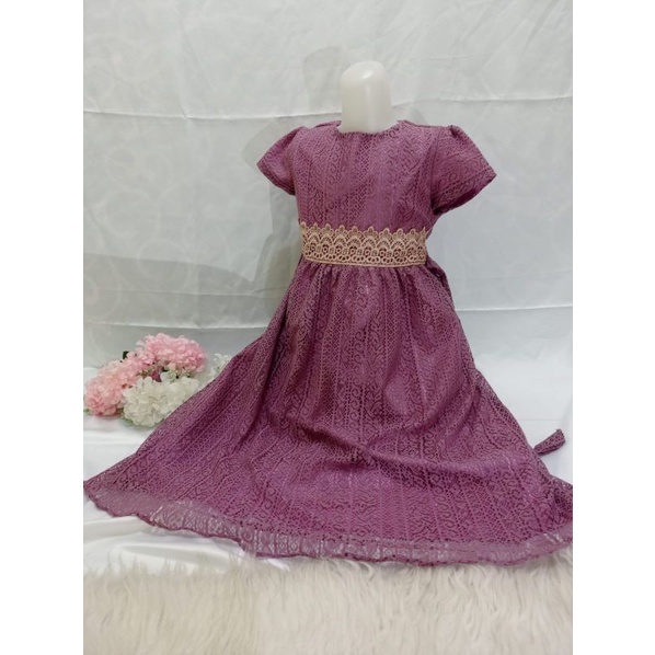 GAUN BROKAT MALIKA MELIA DRESS