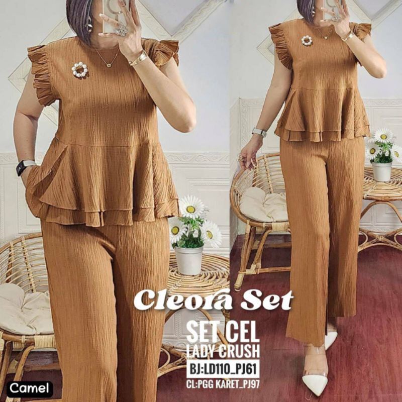 Fashion MUSLIM, baju wanita, baju stelan wanita, setelan, stelan, Baju stelan, fashion wanita, one set. Cleora Set