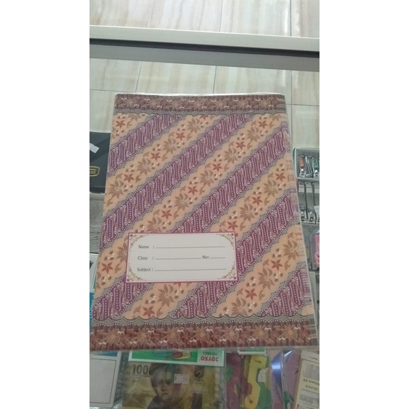 

SAMPUL BUKU TULIS BATIK ALFA A5 / B5