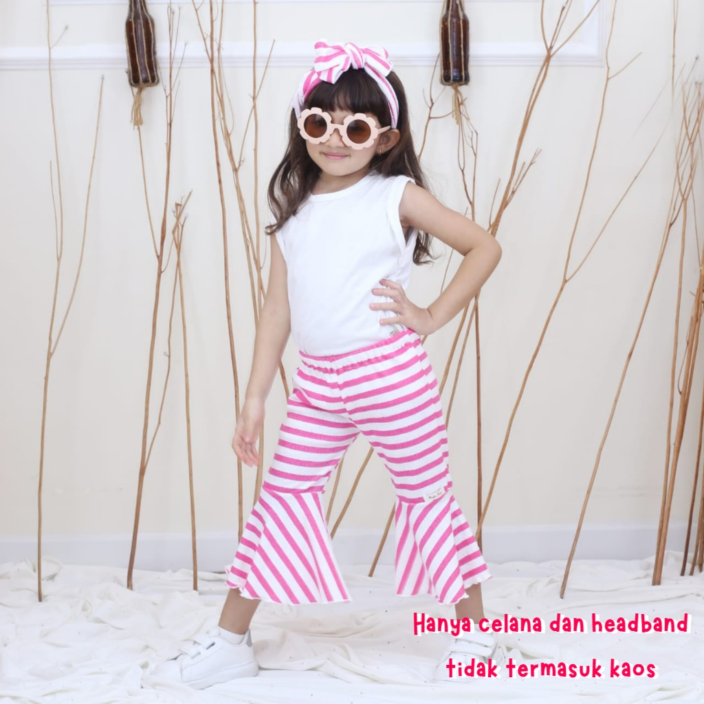 9-24BLN CUTBRAY BAYI JAMEELA KULOT BAYI PEREMPUAN CELANA CUTBRAY ANAK WITH HEADBAND