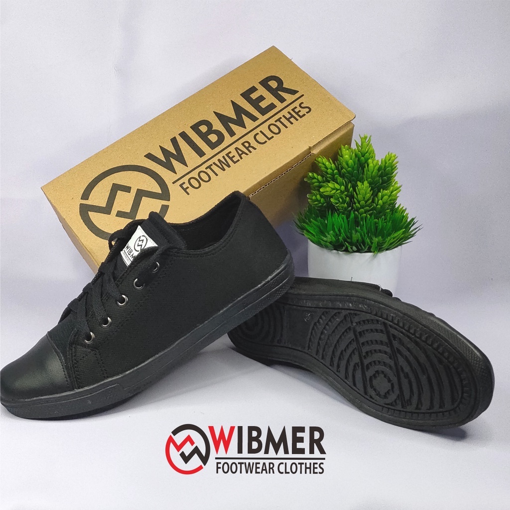 SEPATU SEKOLAH / SEPATU HITAM MURAH / SEPATU LOW HITAM MURAH / SEPATU SNEAKER HITAM POLOS / SEPATU HITAM PENDEK