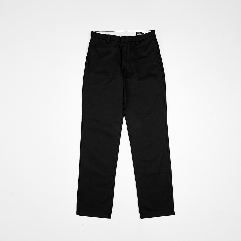 Work Pants - Celana Panjang Regular Fit - Warna Hitam