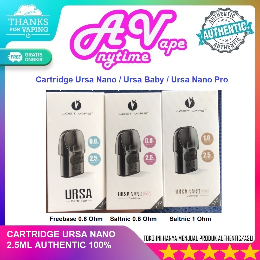 Ursa Nano Ursa Baby Ursa Nano Pro Ursa Baby Pro Cartridge Harga satuan Asli