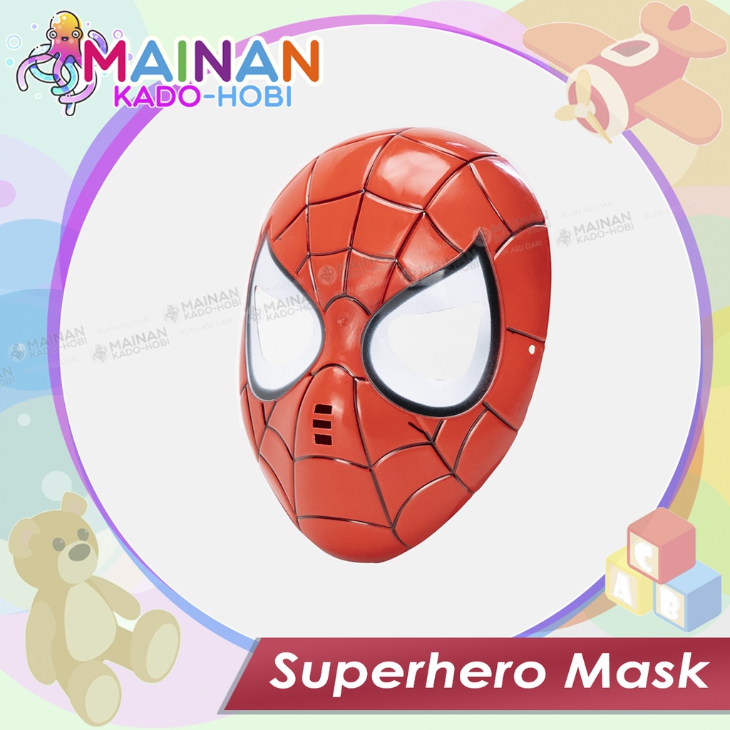 MAINAN ANAK MASK TOPENG SUPERHERO AVENGERS SPIDERMAN