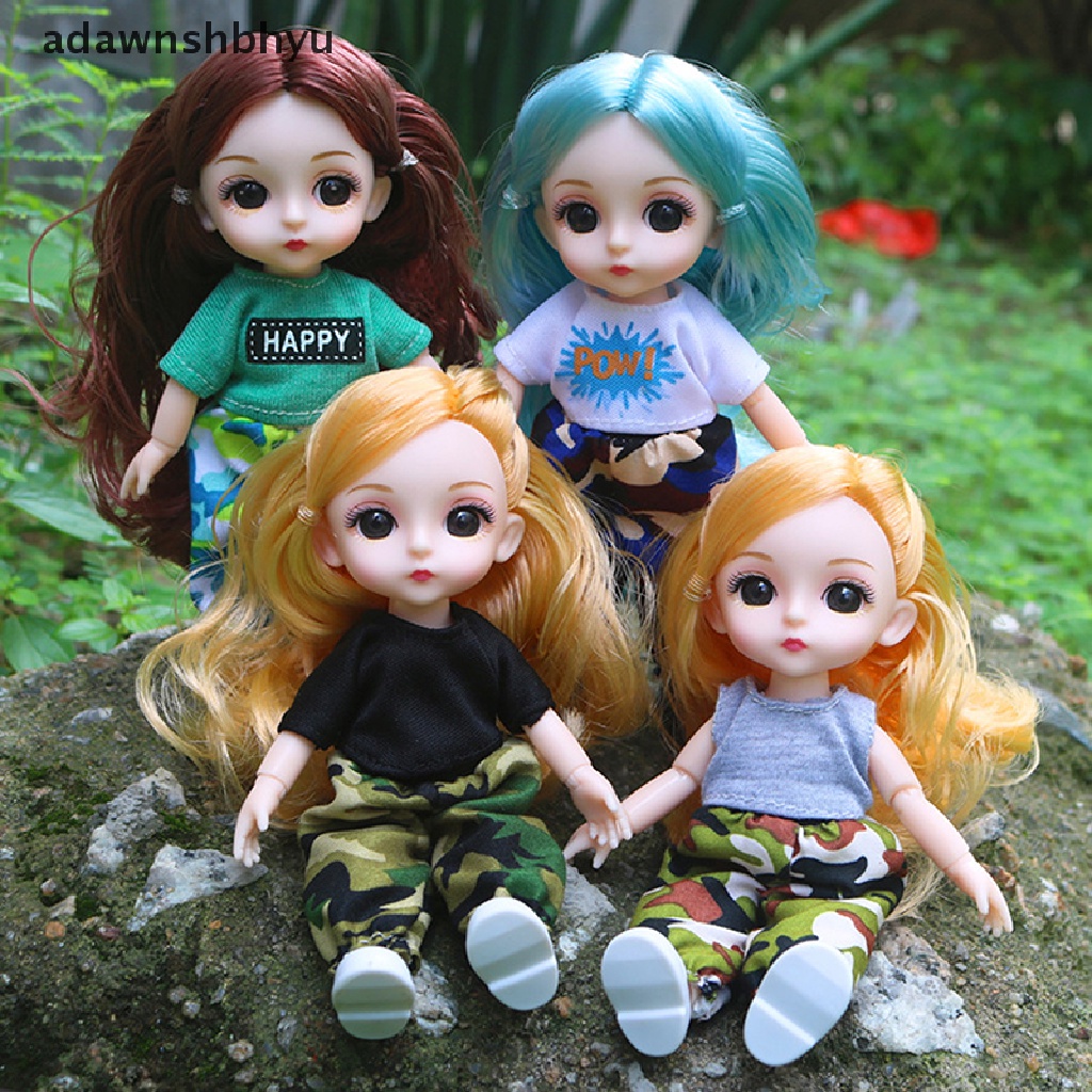 Adawnshbhyu BJD 16CM Boneka Casual Fashion Princess Baju Setelan Aksesoris Baju only ID