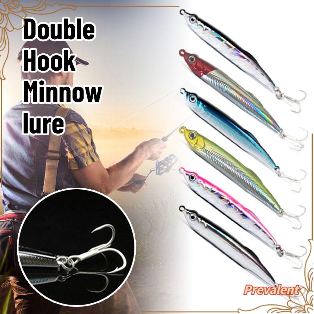 Preva 2pcs Umpan Ikan Kecil Tenggelam Hot Crankbaits Tackle Minnow Lures