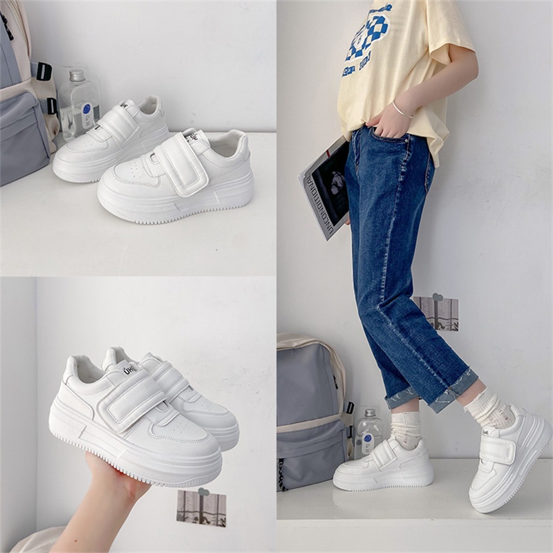 [GROSIR][COD] SEVEN_DAY SEPATU SNEAKERS WANITA KOREA IMPORT SPORT SHOES PUTIH H-725