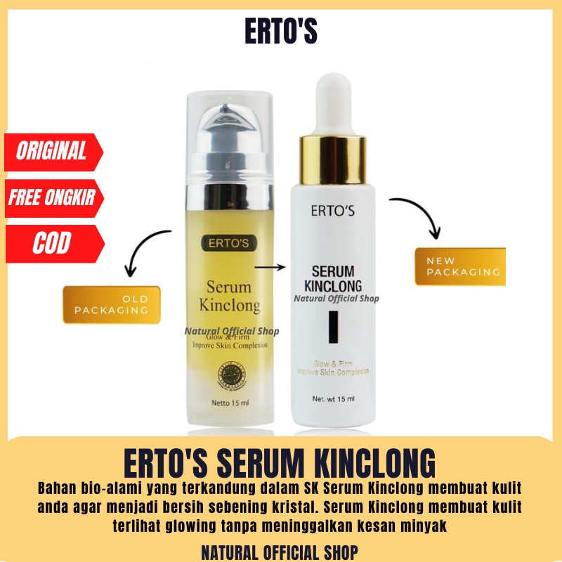 Ertos Serum Kinclong Serum Wajah Glowing