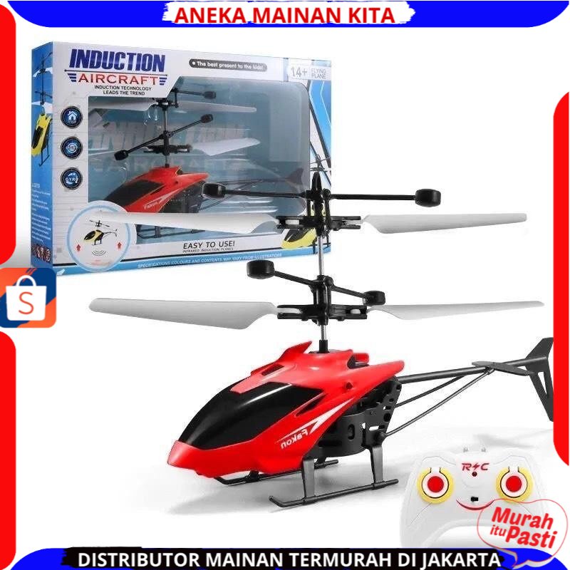 ( BISA COD ) Mainan Anak Rc Helikopter Remote Control Super Speed  2 CH Helicopter Baterai Cas Dengan Lampu