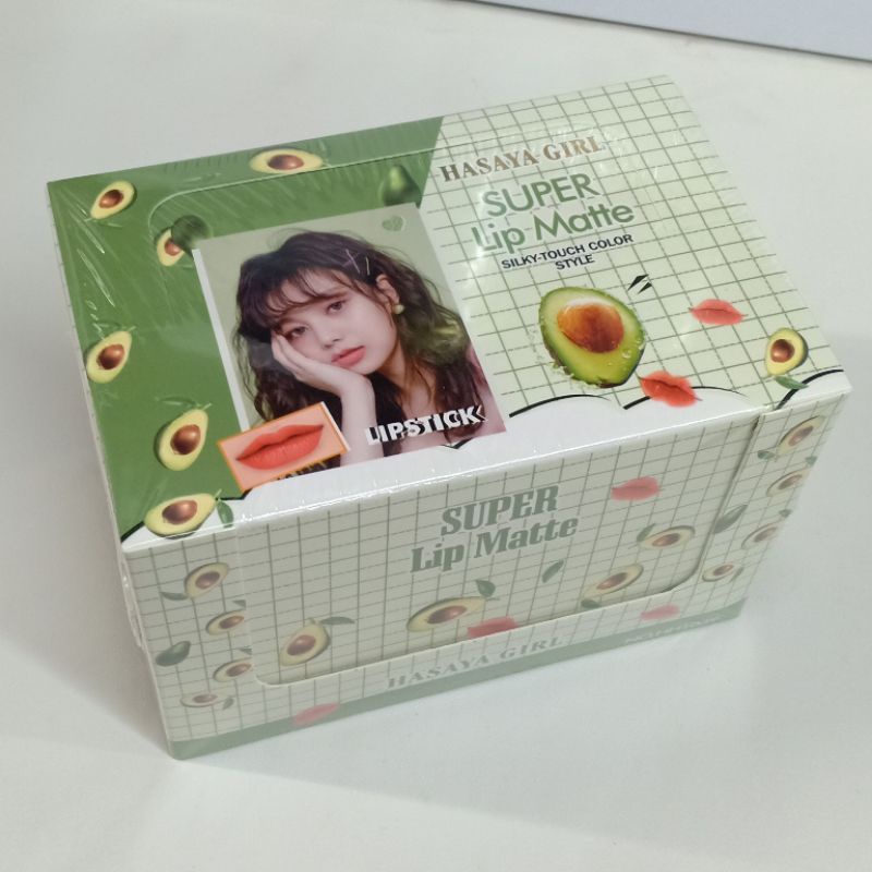 Lipstick Hasaya Girl Avocado Super Mate PERBOK 24 PCS