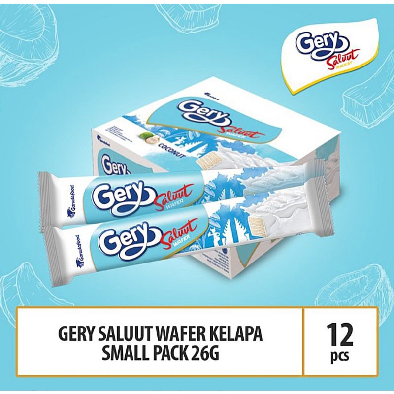 

Gery Saluut Wafer Kelapa Coconut 21gr x 12pcs