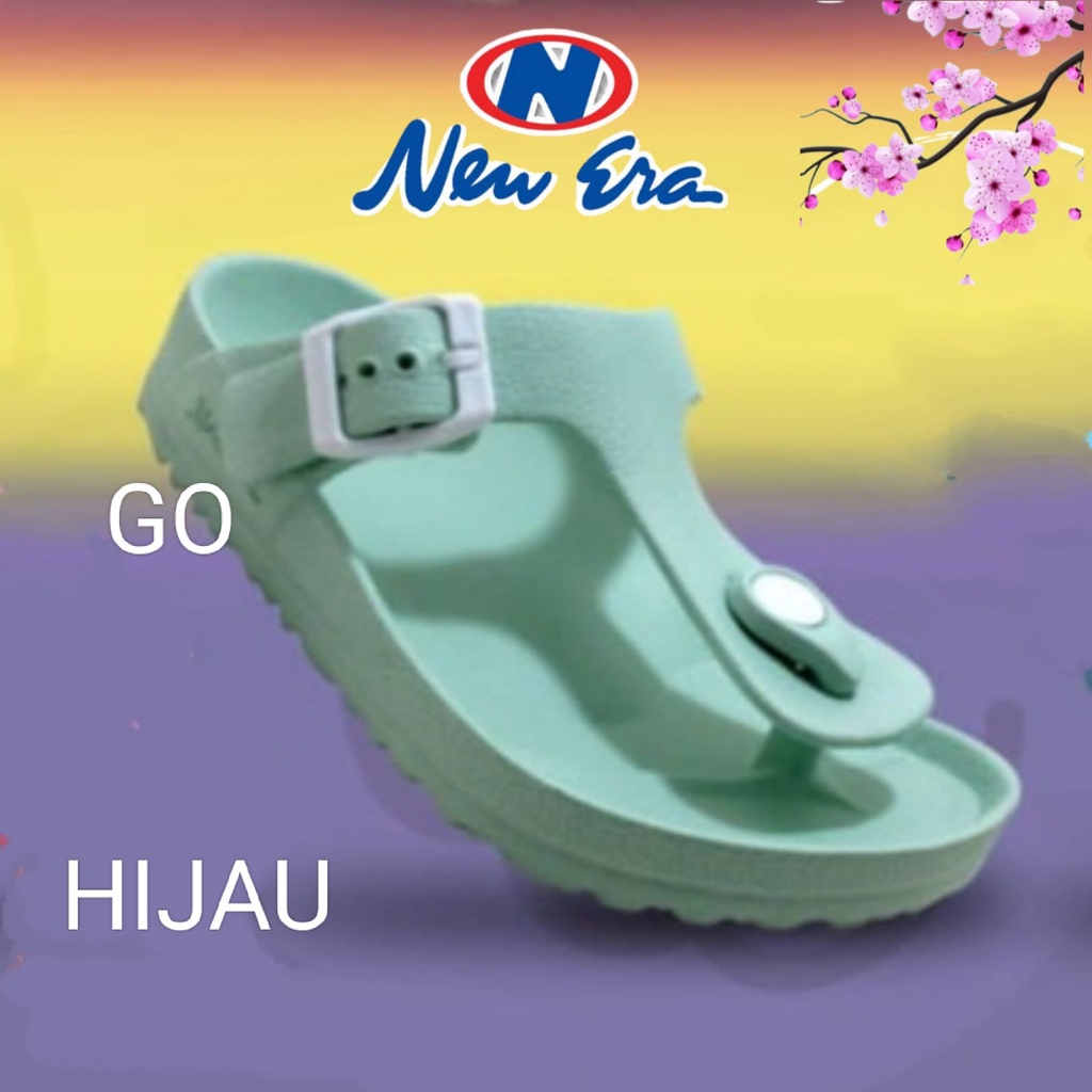gos NEW ERA TG 49052 Sandal SZ 32-36 Jepit Anak PEREMPUAN Tanggung Sendal Japit Karet Anti Slip Original