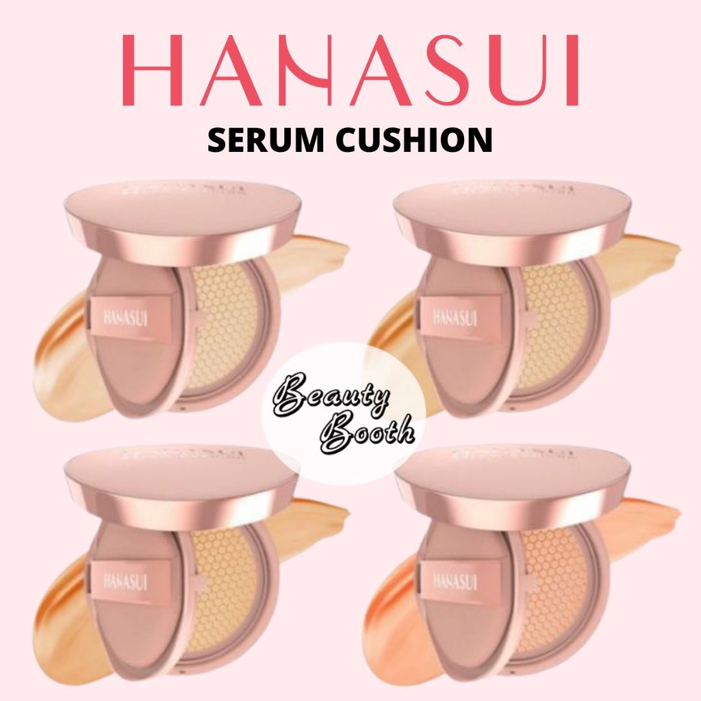 HANASUI Serum Cushion Full Coverage | Light | Natural | Medium | Pinkish