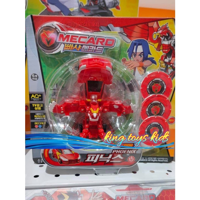 LARIS / Mainan Anak MECARD Legend Bbasha Turning Me card - PHOENIX