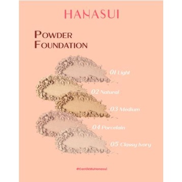 ^ KYRA ^ Hanasui Perfect Fit Powder Foundation Two Way Cake TWC