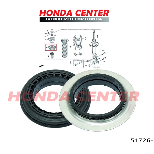 bearing bering laher lahar support shock skop depan honda civic fd 2006 2007 2008 2009 2010 2011