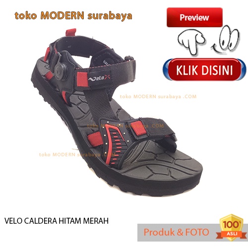 Sandal pria casual sandal gunung slide embos VELO CALDERA