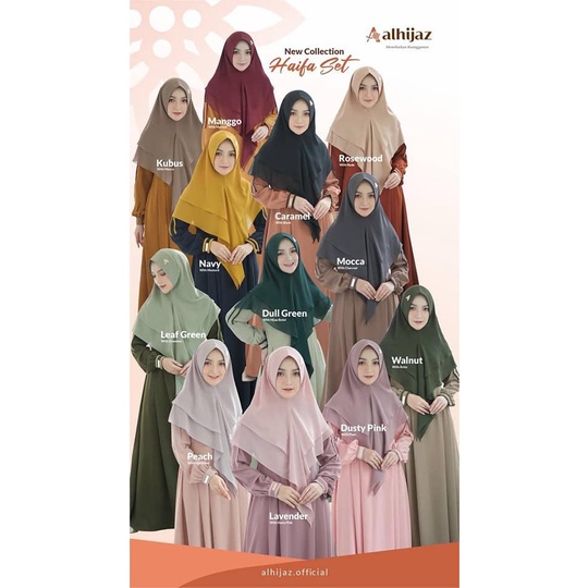 [Promo ] Haifa Set Khimar by ALHIJAZ