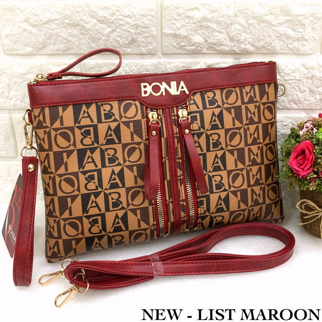 Tas Bonia Double Zipper Import Premium