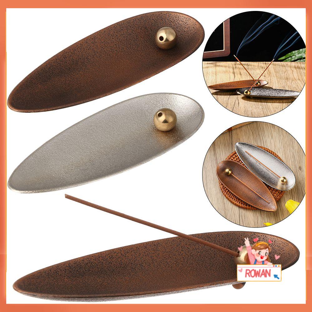 R-flower Incense Stick Holder Anggun Penangkap Abu Antik Bronze Incense Burner