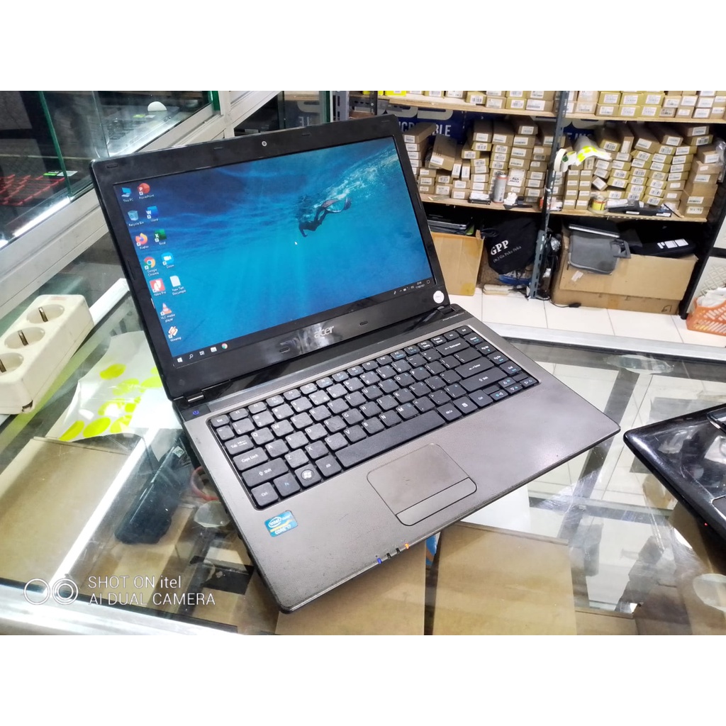 LAPTOP LEPTOP ACER ASPIRE  RAM 4GB HDD 500 GB 14 INCH  VGA NVIDA GEFORCE WINDOWS10 SIAP PAKAI