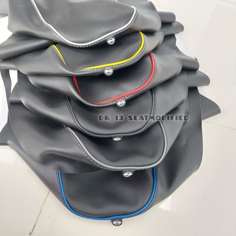 cover kulit jok honda vario beat scoopy bahan mbtech lis warna