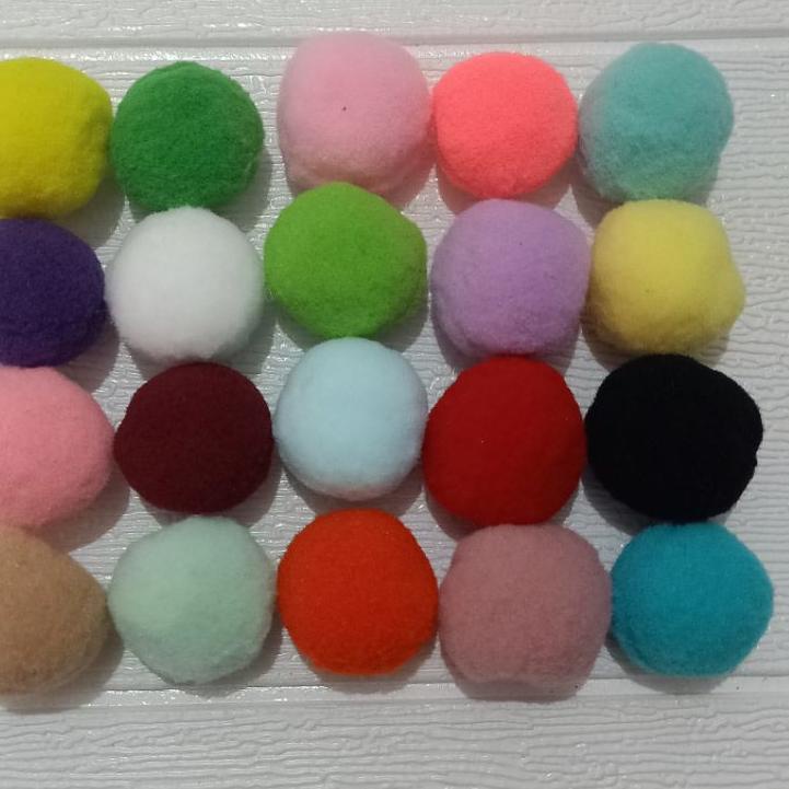 

モ POM POM HALUS 3CM ( ISI 25PC) ゞ