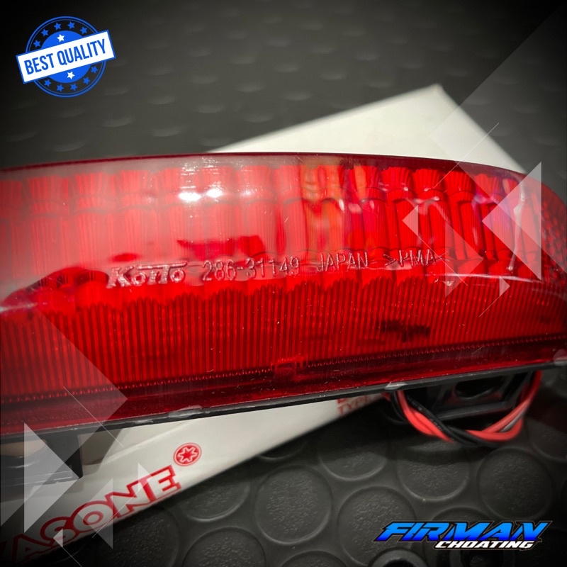 LAMPU STOP LAMPU SABIT BEHEL BEGEL BELAKANG F1ZR FORCE ONE KOITO JAPAN