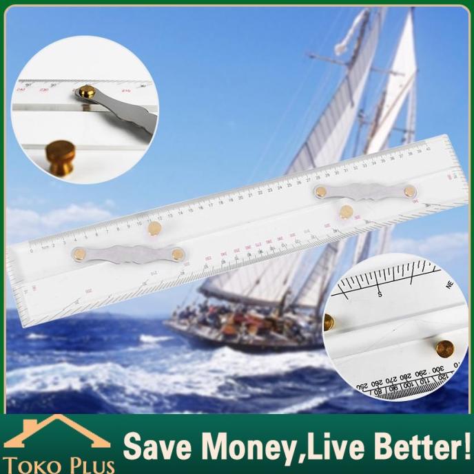 

Mistar Jajar Peta 450mm Navigation Parallel Ruler