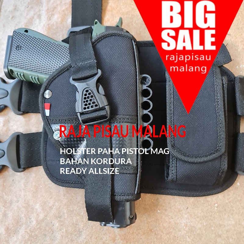Holster paha kanvas | Sarung Magasen Paha |Sarung Magasen Paha POLISI |magasen Lubang6 POLISI BAHAN KANVAS