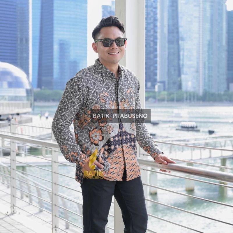Prabuseno BATIK KATUN DOBBY SIZE REGULERLENGAN PANJANGMOTIF INSECURE