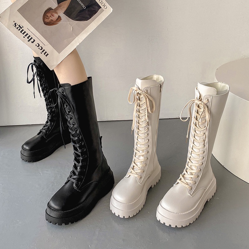 [SEPATU.IMPORT88] Sepatu Long Boots  Ala Korea Selutut Import Premium Quality DF 625