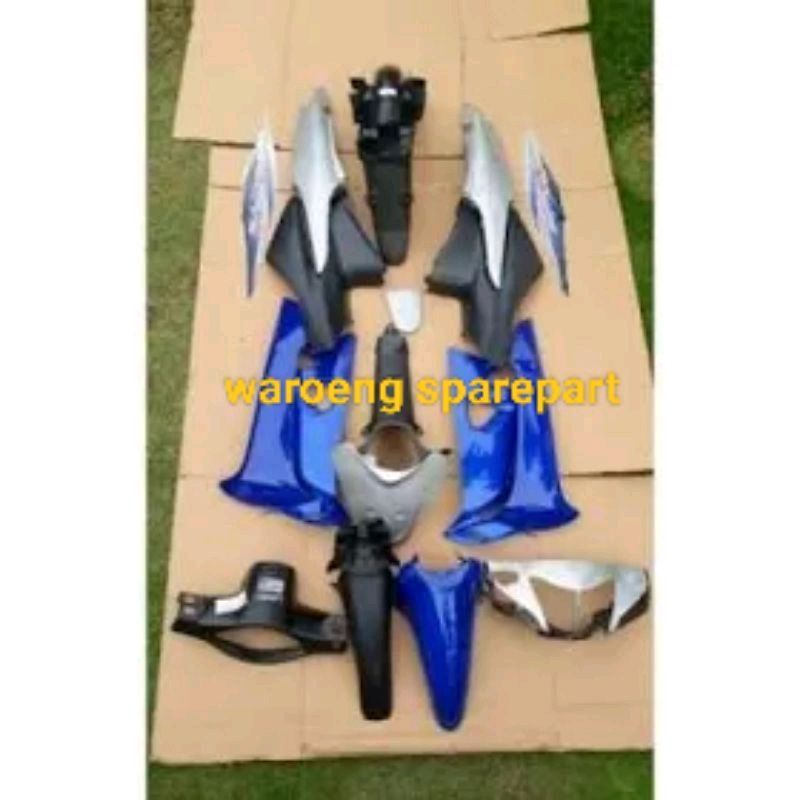 Full body Supra fit new biru silver