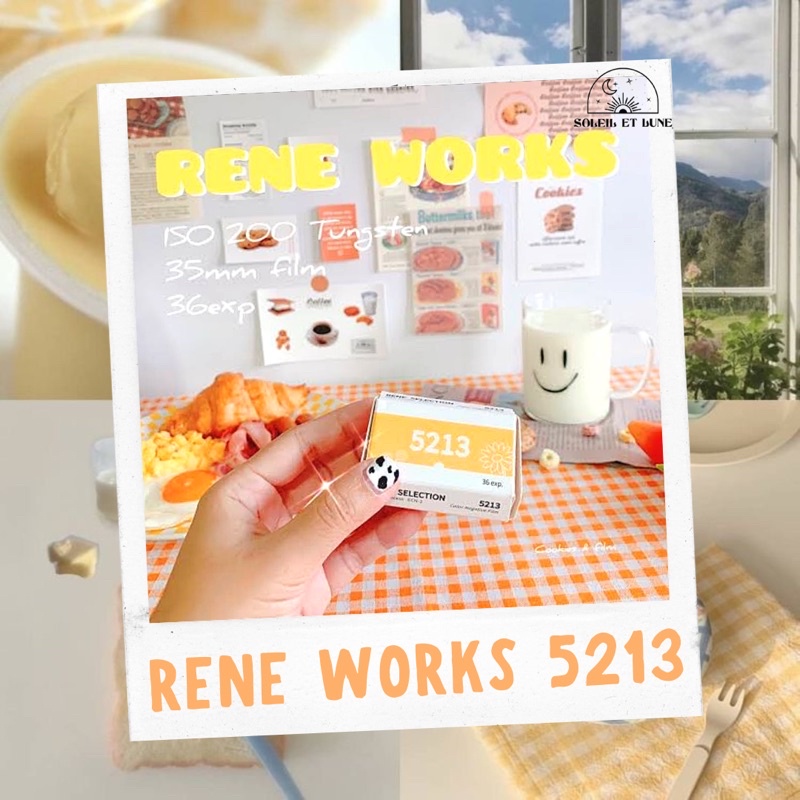 Rene Works 5213 - Roll Film 35mm, ISO 200T, 36exp