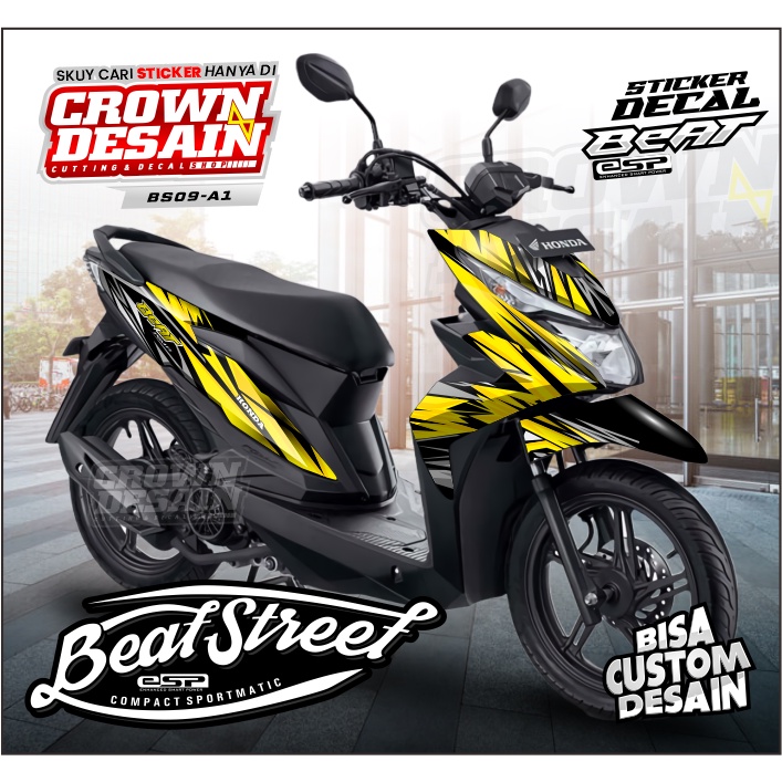 [READY] Decal Sticker Honda Beat Street Fullbody - Dekal Stiker Beat Street esp 2019 BS