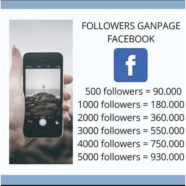 FOLLOWERS FACEBOOK