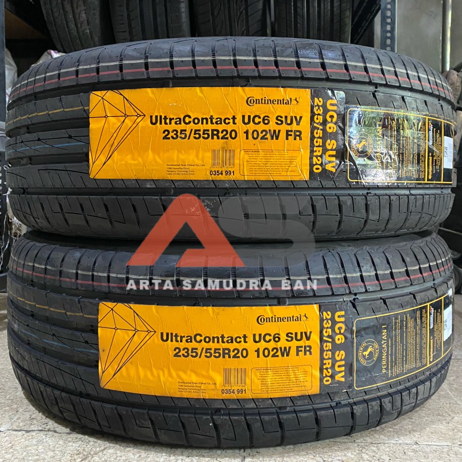 Ban Continental Ultra Contact UC6 SUV 235 / 55 R 20 R20