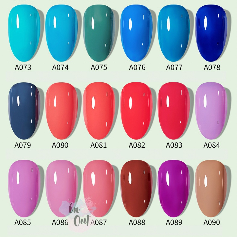 51-100 CHARZIEG Soak off UV/LED Polish Coloar Coat cat kuku Kutek Charzieg / perawatan kuku cat kuku Coat 15ml KU007