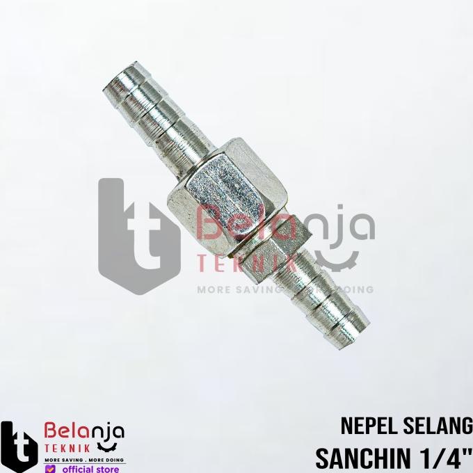 Sanchin Nepel Selang Sanchin Drat 1/4" Inch Nepel Power Sprayer belanjate77 Ayo Beli