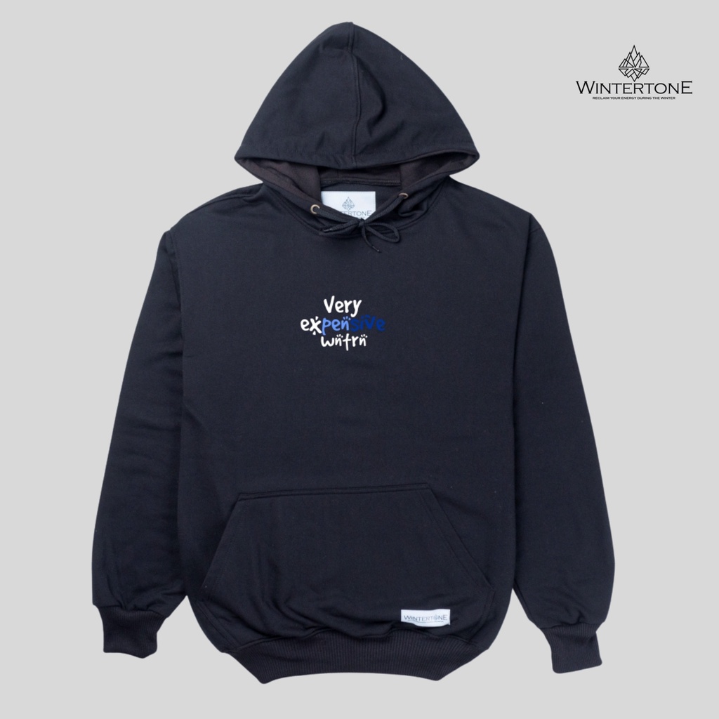 Sweater Hoodie Pria Distro WINTERTONE Simple Series 2 WNTRN Hitam Switer Hodie Cowok Hitam Simpel Streetwear Aesthetic Basic Original Suiter Hoody Sablon Print Jumper Pullover Kasual Sweter Hudi Unisex Cwe Cwo Lokal Brand